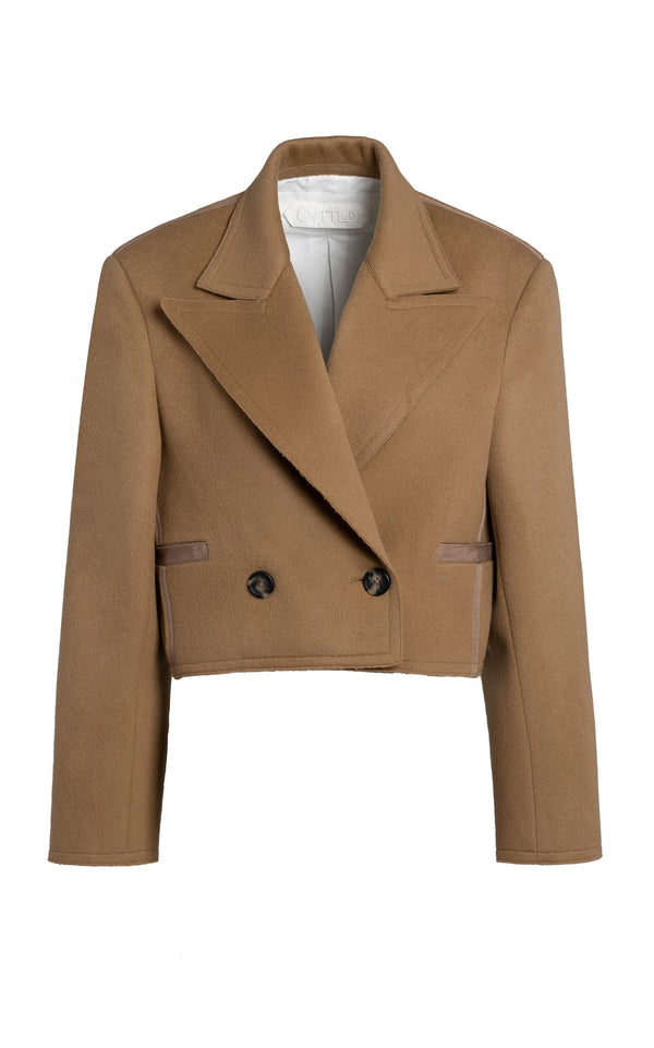 Cropped Gaspe Coat Coats & Jackets Atelier MANCE