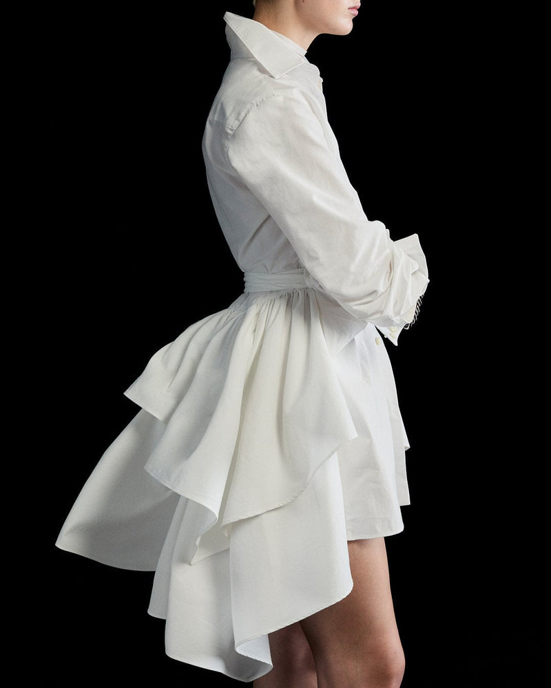 THE EQUIS POPLIN MINI SHIRT DRESS Dresses Atelier UNTTLD