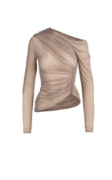 THE MESH DIMITRA DRAPED TOP Tops Atelier UNTTLD
