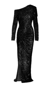 The Dimitra Sequined Maxi Dress Dresses Atelier UNTTLD