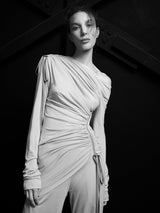 The Dimitra Draped Top Tops Atelier UNTTLD