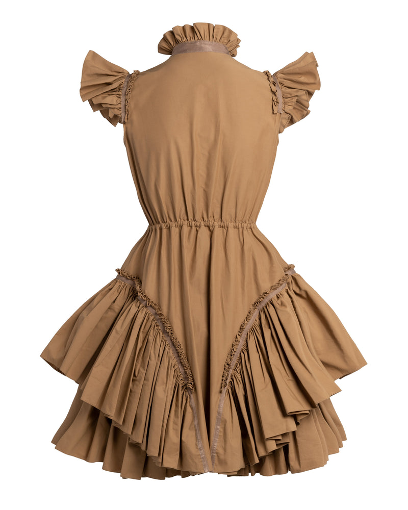 The Camila Cotton Ruffled Dress Dresses Atelier UNTTLD