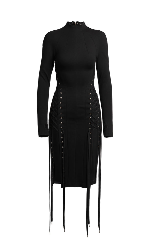 The Newmar Laced-up Dress Dresses Atelier UNTTLD